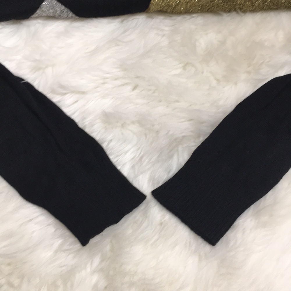 Wildfox Gold Sequin/Sparkly Heart Sweater - Picture 7 of 12